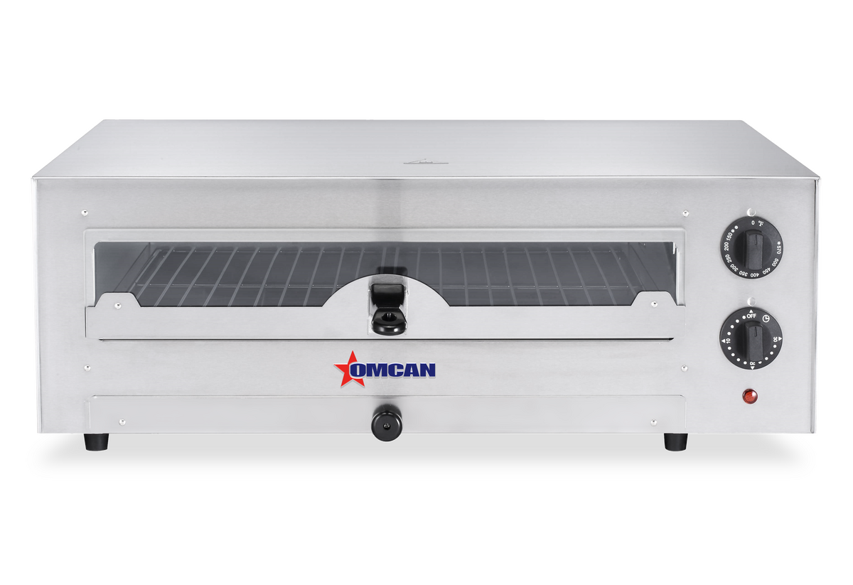 24″ Single Chamber Electric Pizza Oven with Glass Door – 120V, 1700W