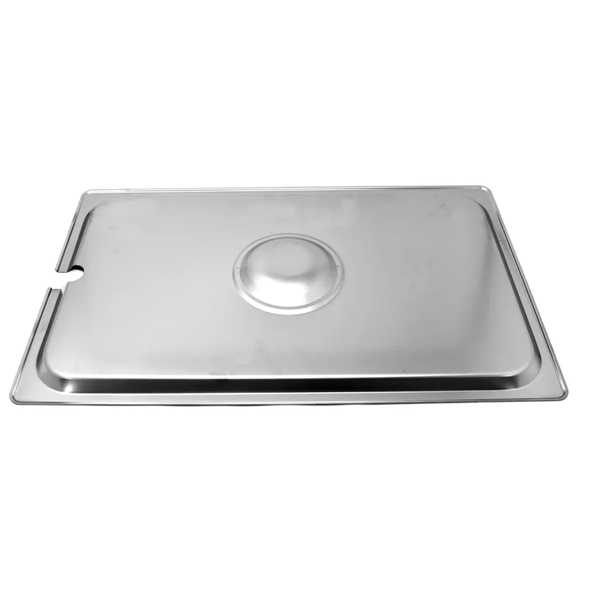 Full-Size Slotted Stainless Steel Steam Table Pan Cover