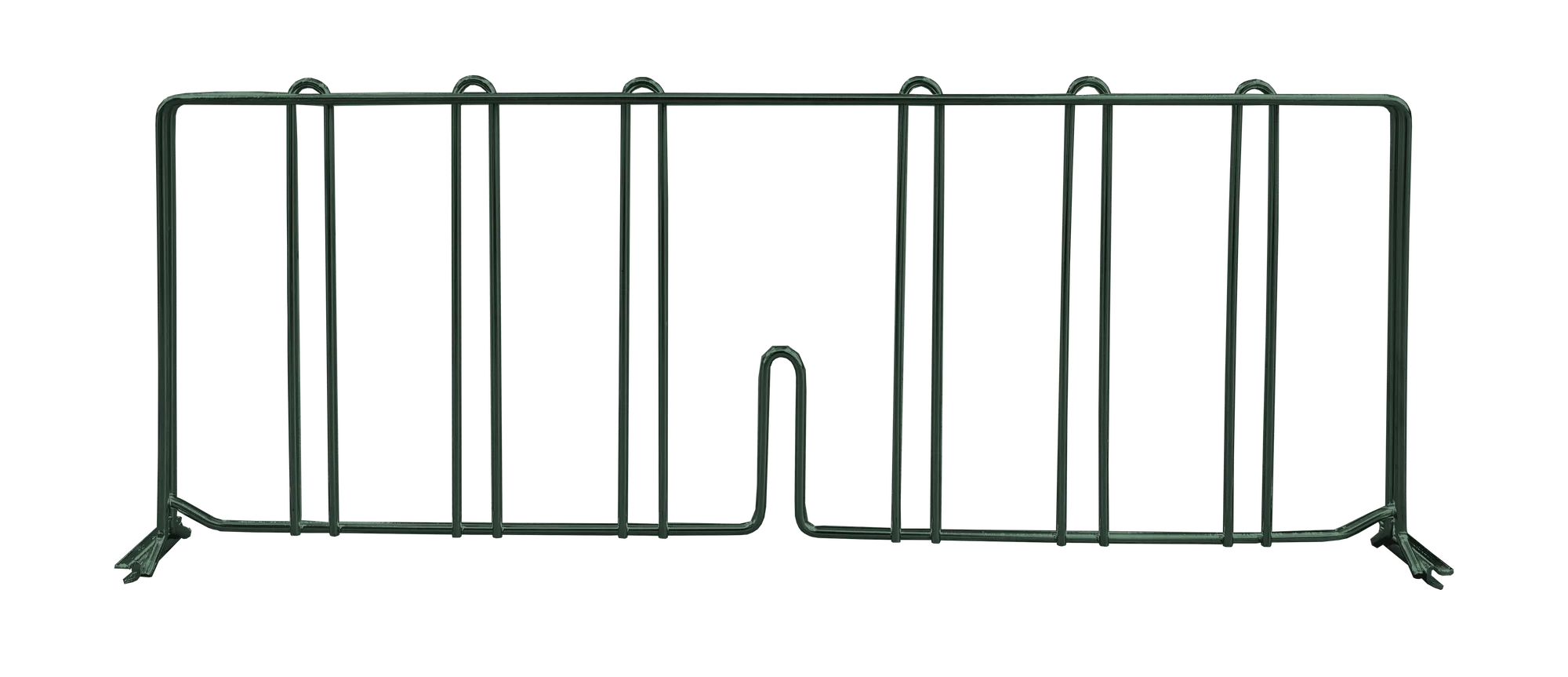 Pressure Fit Green Epoxy Shelf Divider 18" x 4"