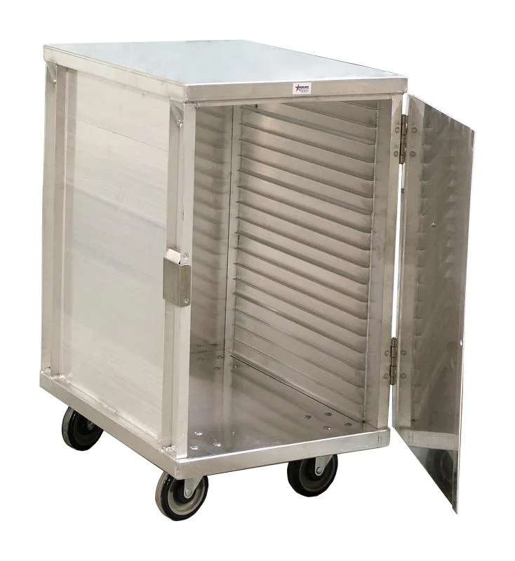 20-tier Enclosed Aluminum Pan Racks
