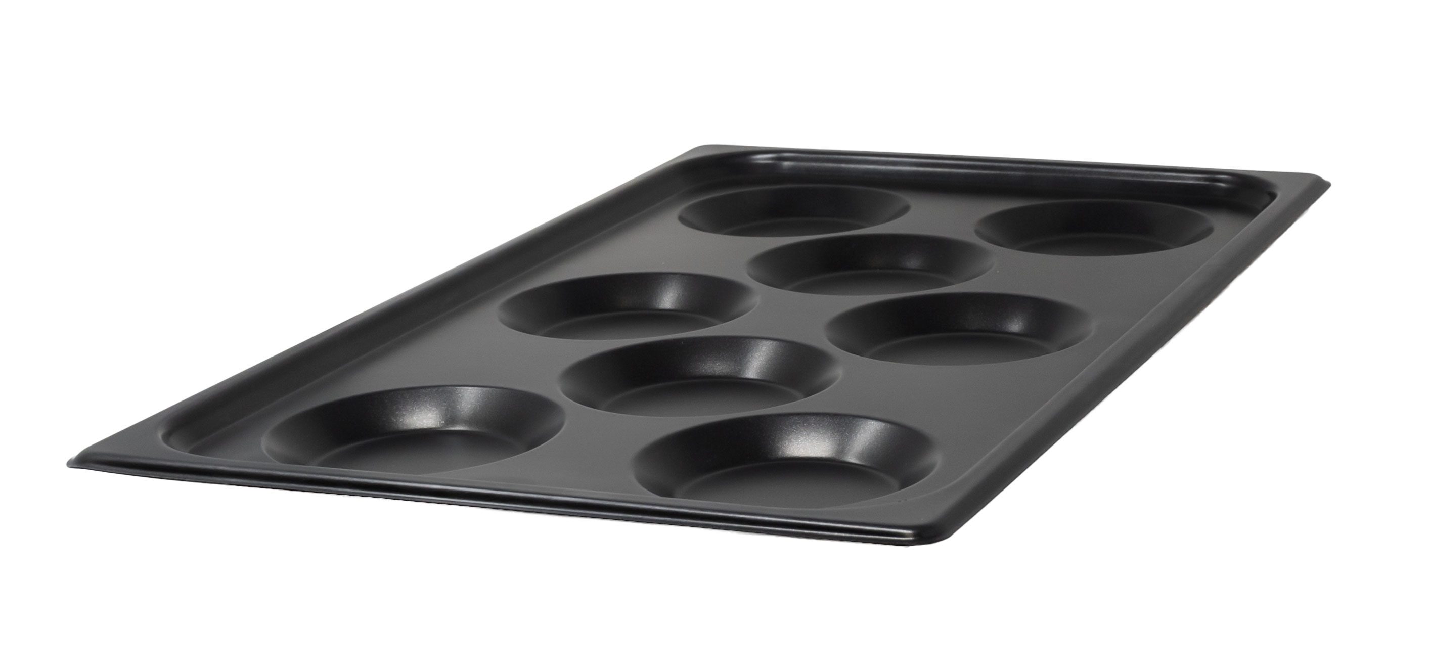 Full Size 12″ x 20″ Non-Stick Stainless Steel Multi-Baker Pan with 8 molds for Combi-Oven