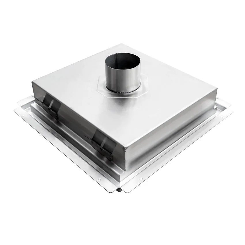 18″ x 18″ Floor Drain with Stainless Steel Grating Bar