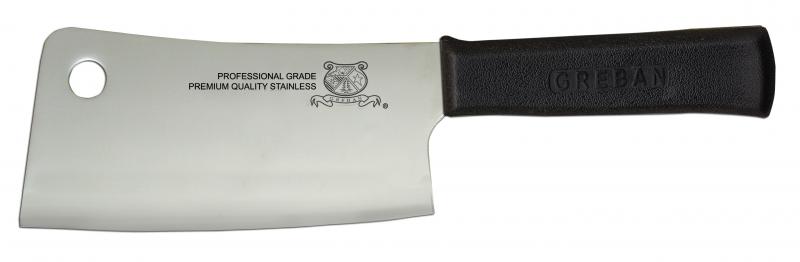 6" Stainless Steel Cleaver with Polypropylene Handle