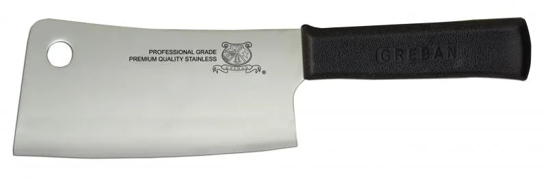 6" Stainless Steel Cleaver with Polypropylene Handle