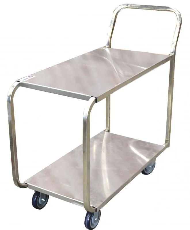 Stainless Steel Solid Top Stock Cart