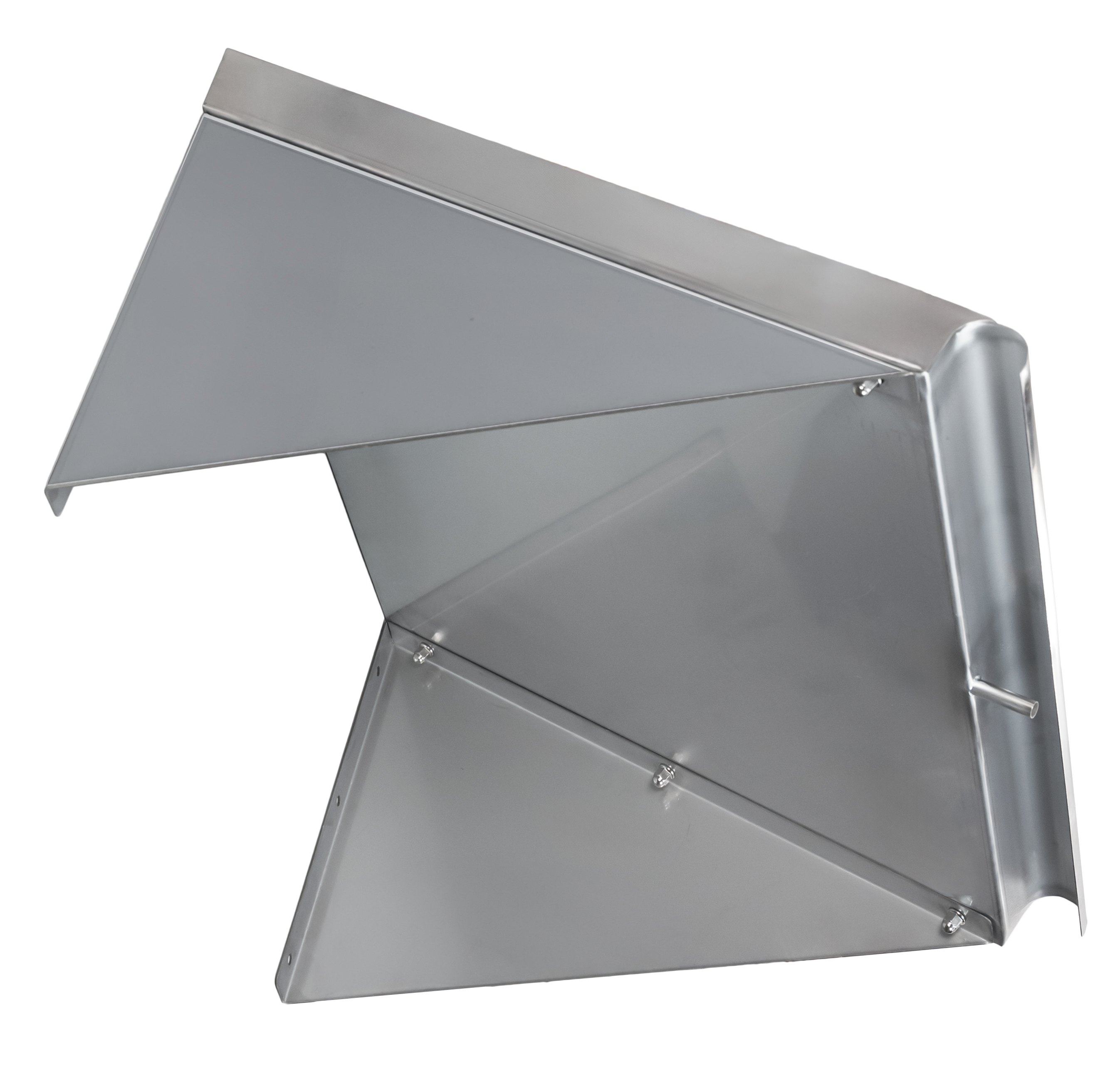 21" Stainless Steel Slanted Rack Shelf
