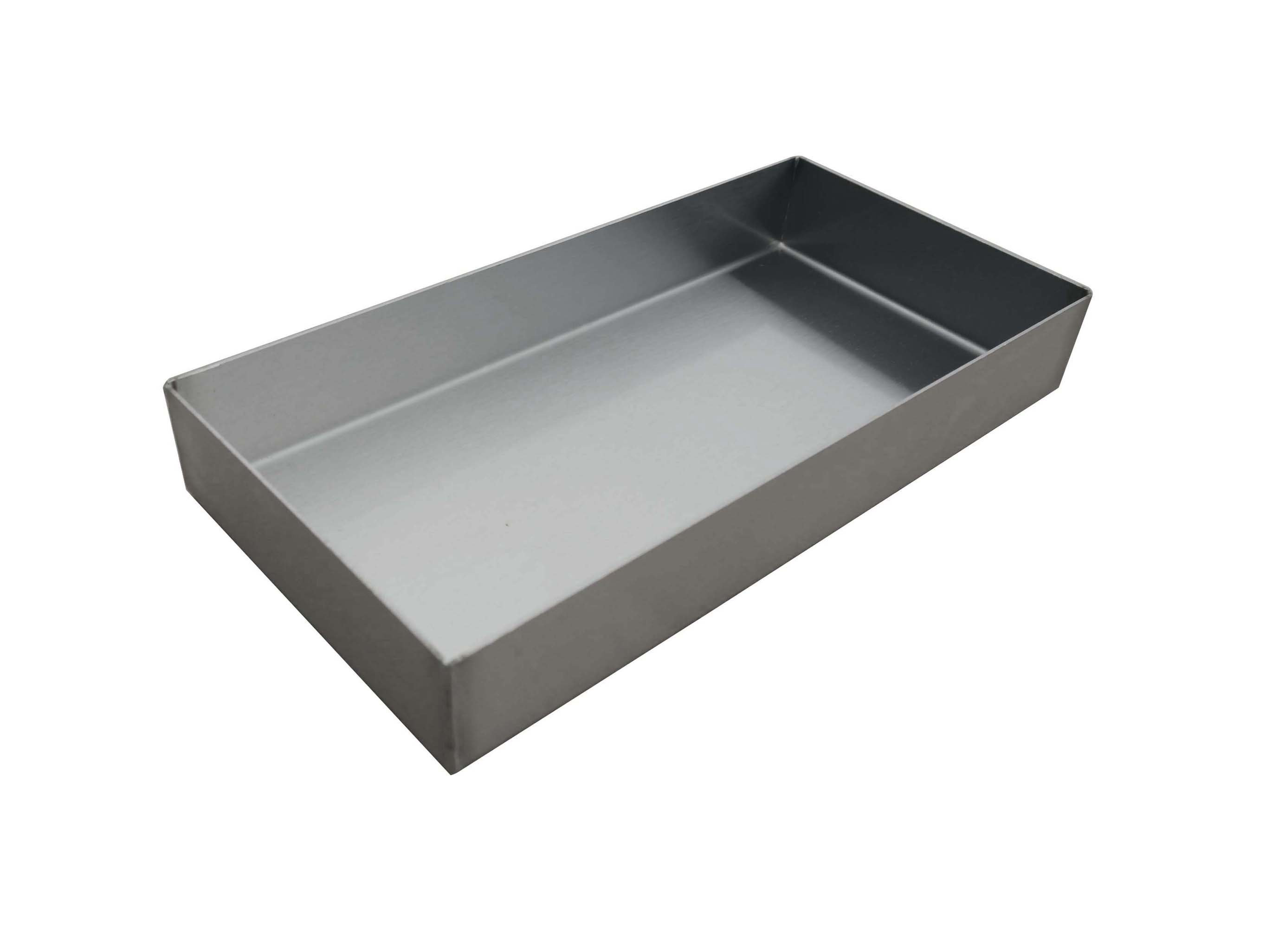 10″ x 12″ x 1″ Stainless Steel Rectangular Deep Dish Tapered Pan