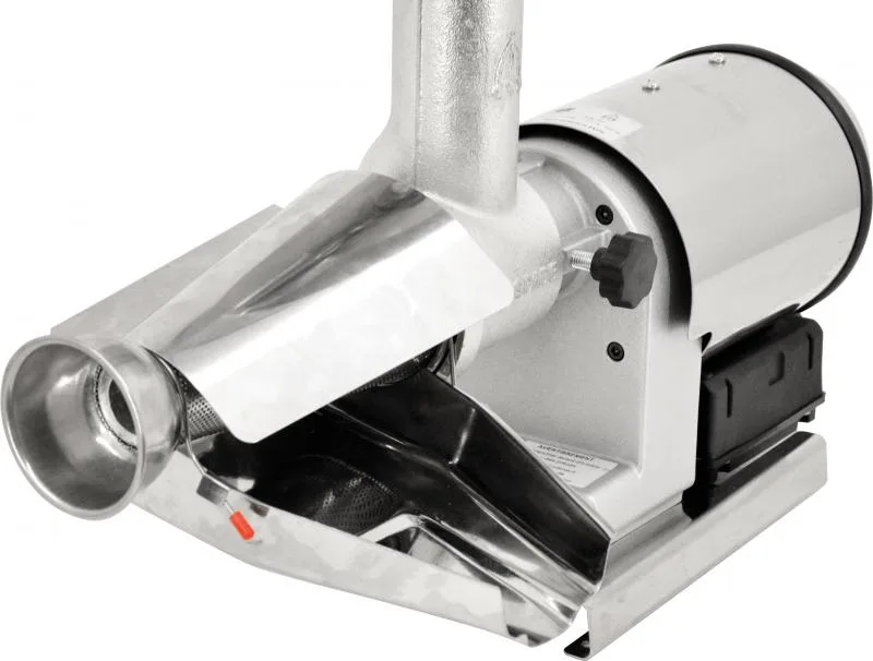 Medium-Duty Electric Tomato Squeezer with 0.57 HP Motor and Stainless Steel Cover