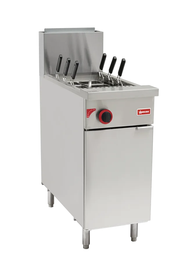 11 Gallon (42L) Natural Gas Floor Model Pasta Cooker, 70,000 BTU