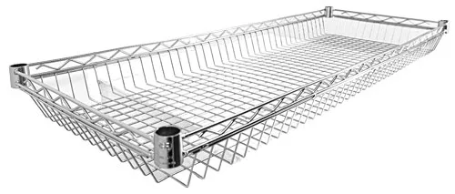 18″ x 48″ Chrome Wire Basket