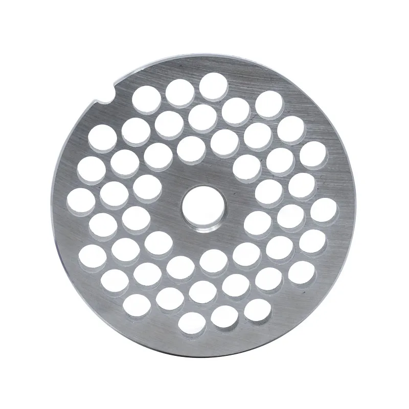 European Style #22 stainless steel plate, hubless, 8mm (5/16″) – one notch/ round