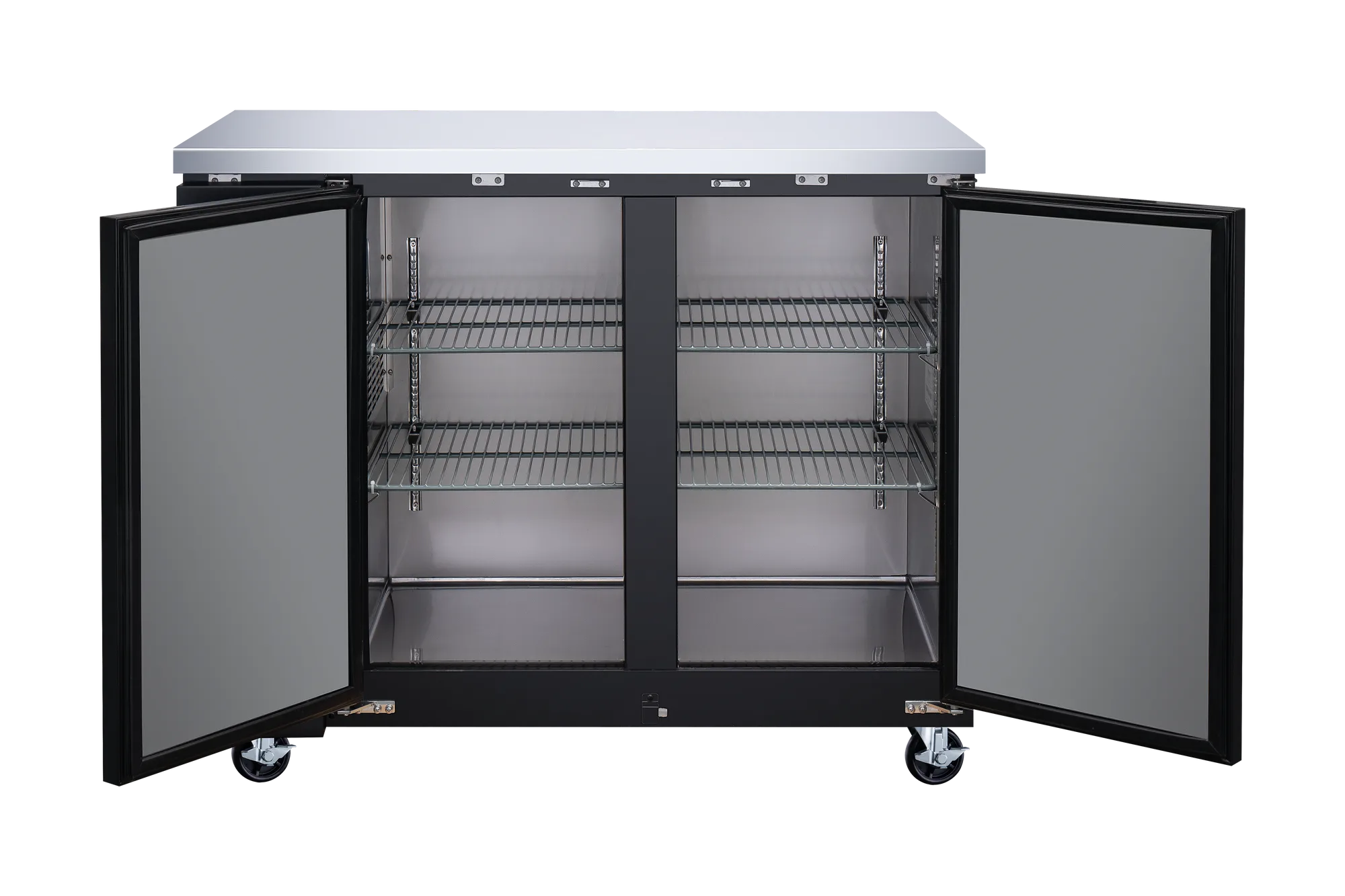 49" Solid 2-Door Bottle Cooler, 11.8 cu.ft. (335 L)