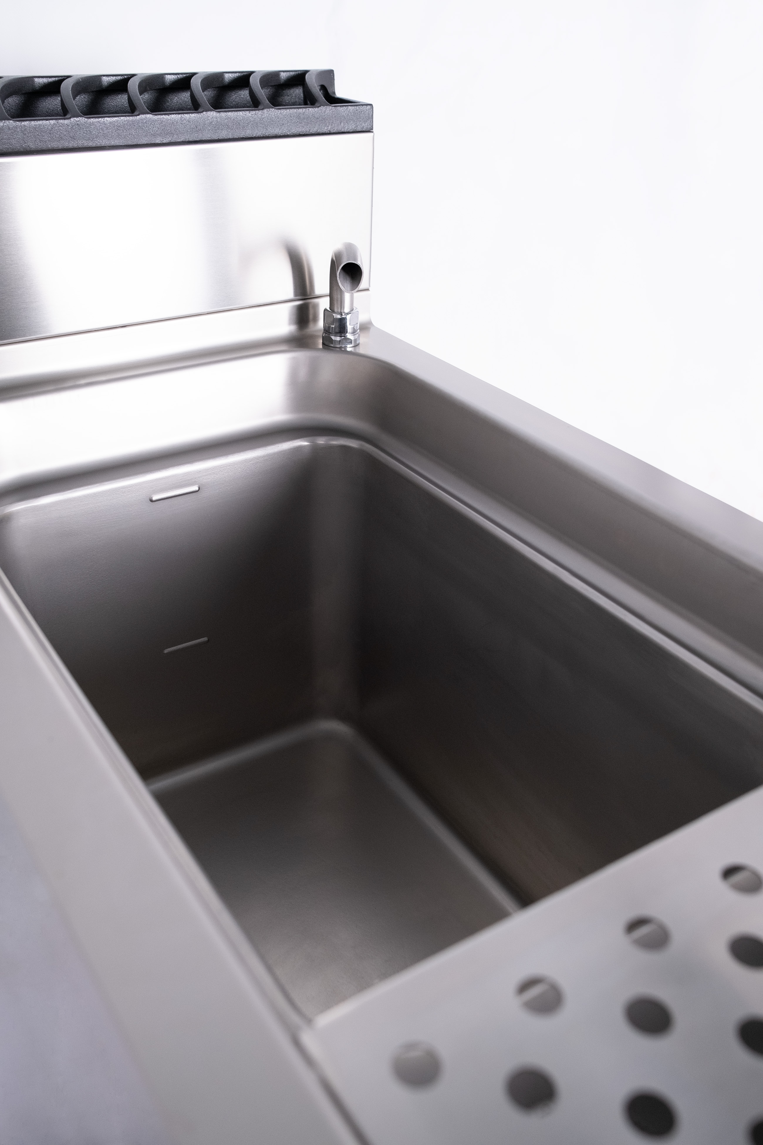 Trento 12 Gallon (45L) Natural Gas Pasta Cooker, Double Burner – 78,000 BTU