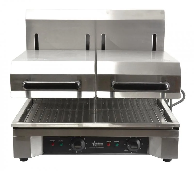 Stainless Steel Double Adjustable Salamander