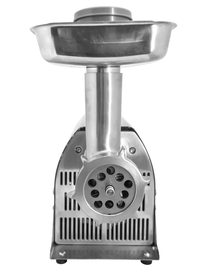 #8 Economic Light-Duty Stainless Steel Meat Grinder with 0.4 HP