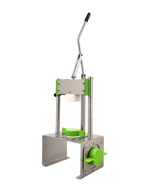 Tabletop Pineapple Corer and Peeler Machine with Stainless Steel 89mm and 95mm Blades