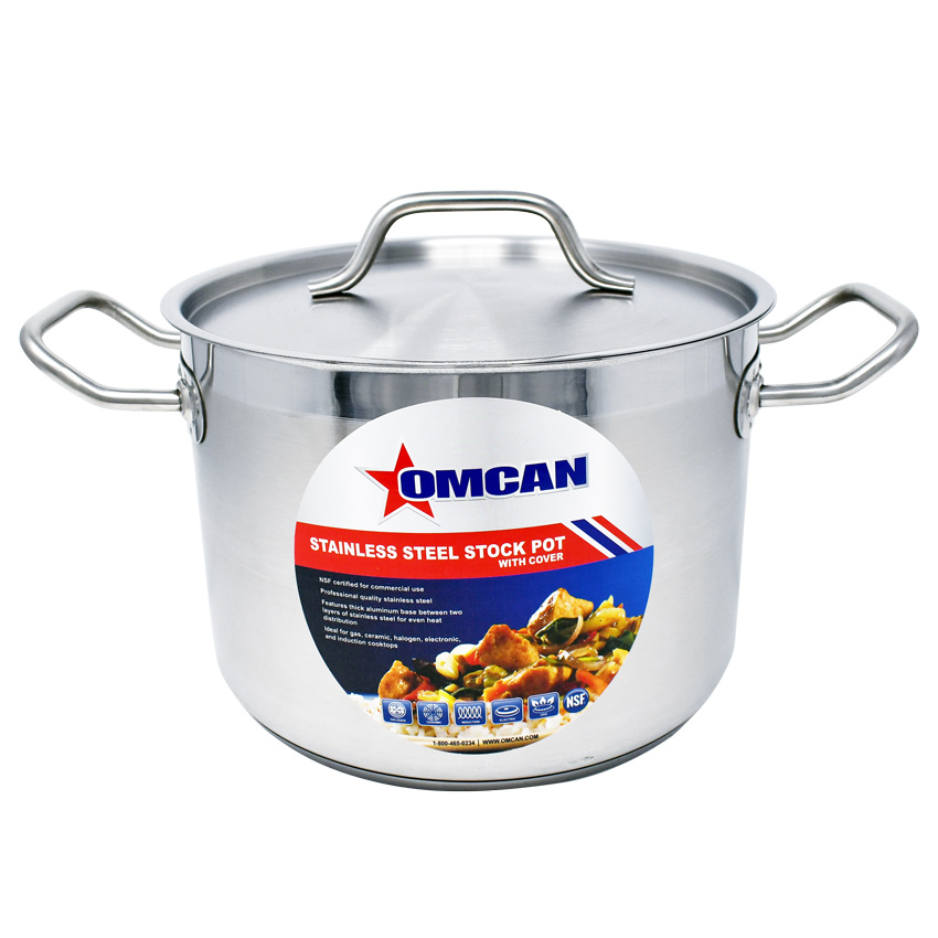 8 Qt. Stainless Steel Stock Pot with Lid