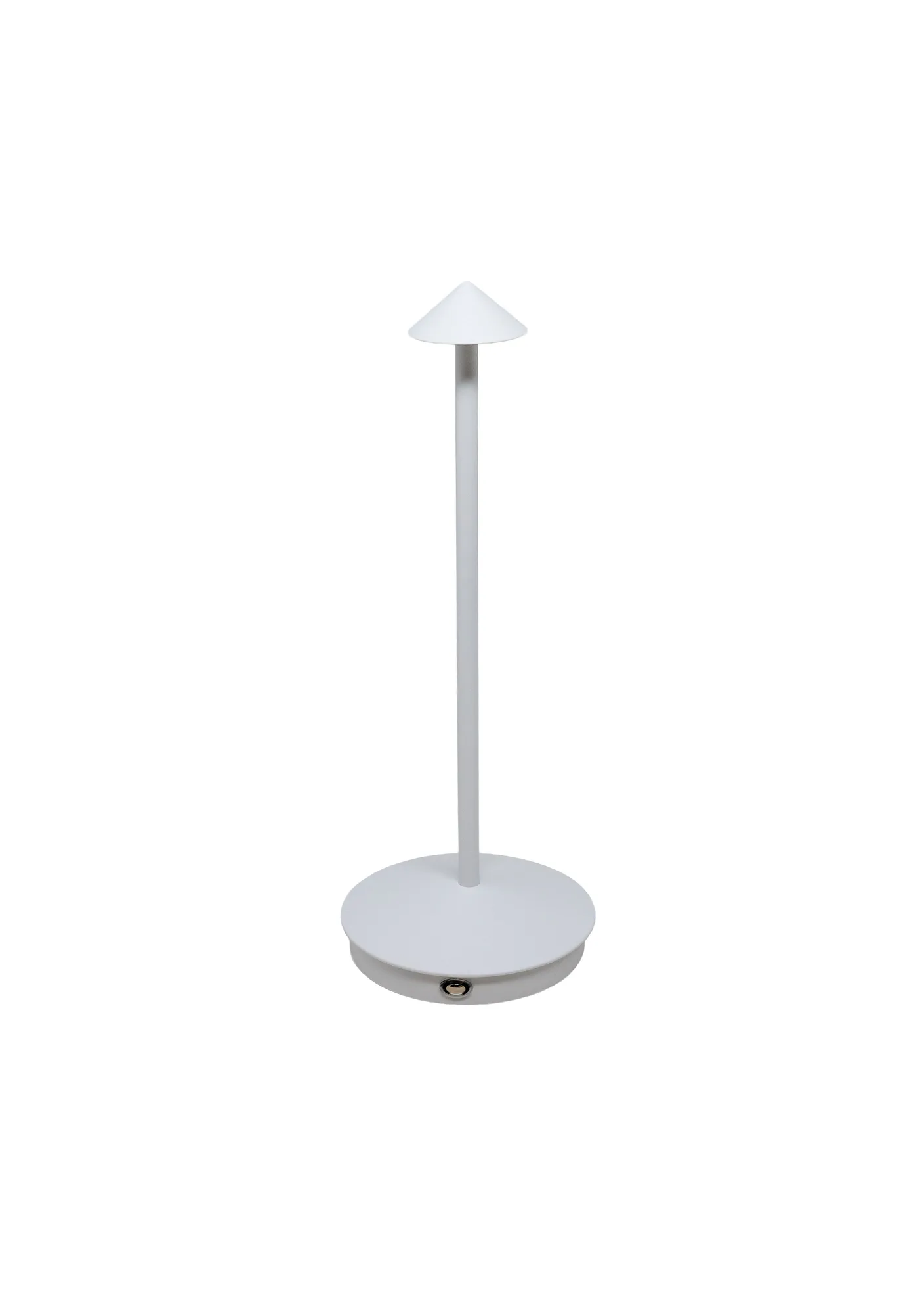 Laurentian White LED Rechargeable Table Lamp
