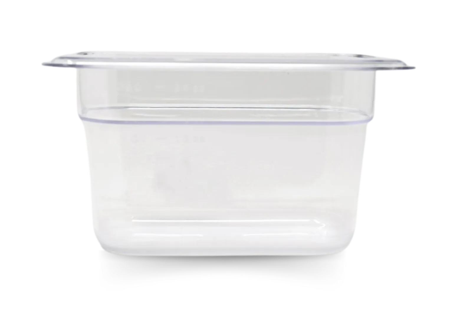 GN 1/9 Ninth-size Polycarbonate Clear Food Pan, 4″ Deep
