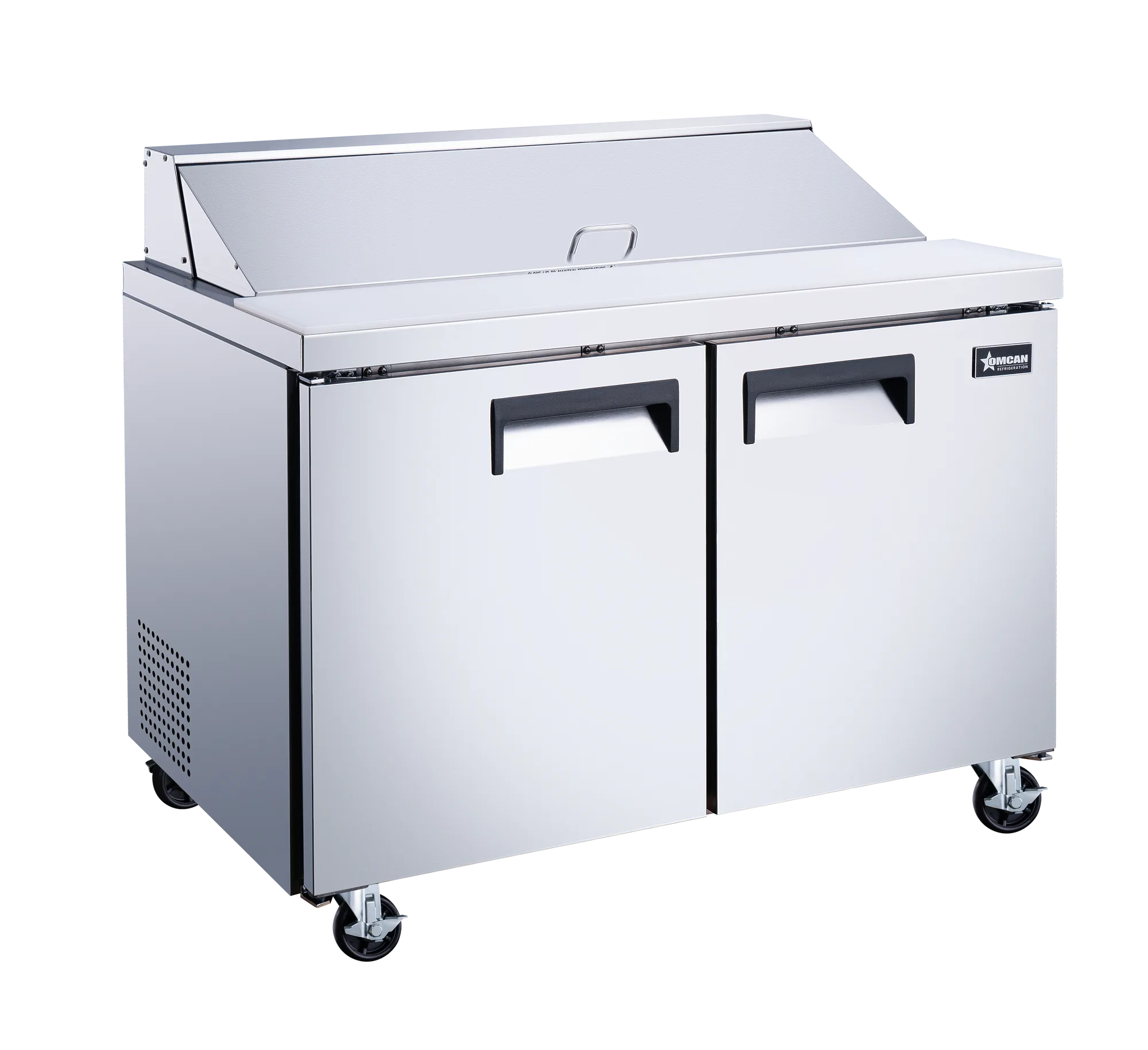 47″ Two (2) Door Refrigerated Prep Table, 9.5 cu.ft. (270 L), Stainless Steel