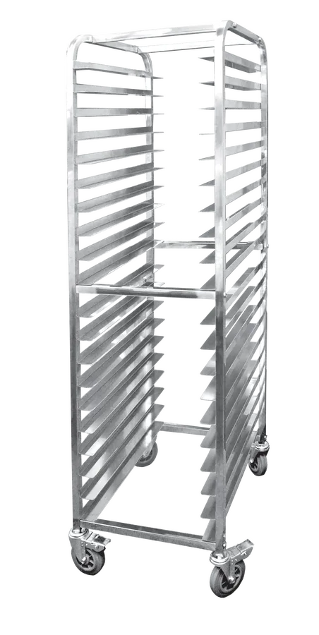 Stainless Steel Curved Top Bun Pan Rack with 20 slides and 3″ spacing