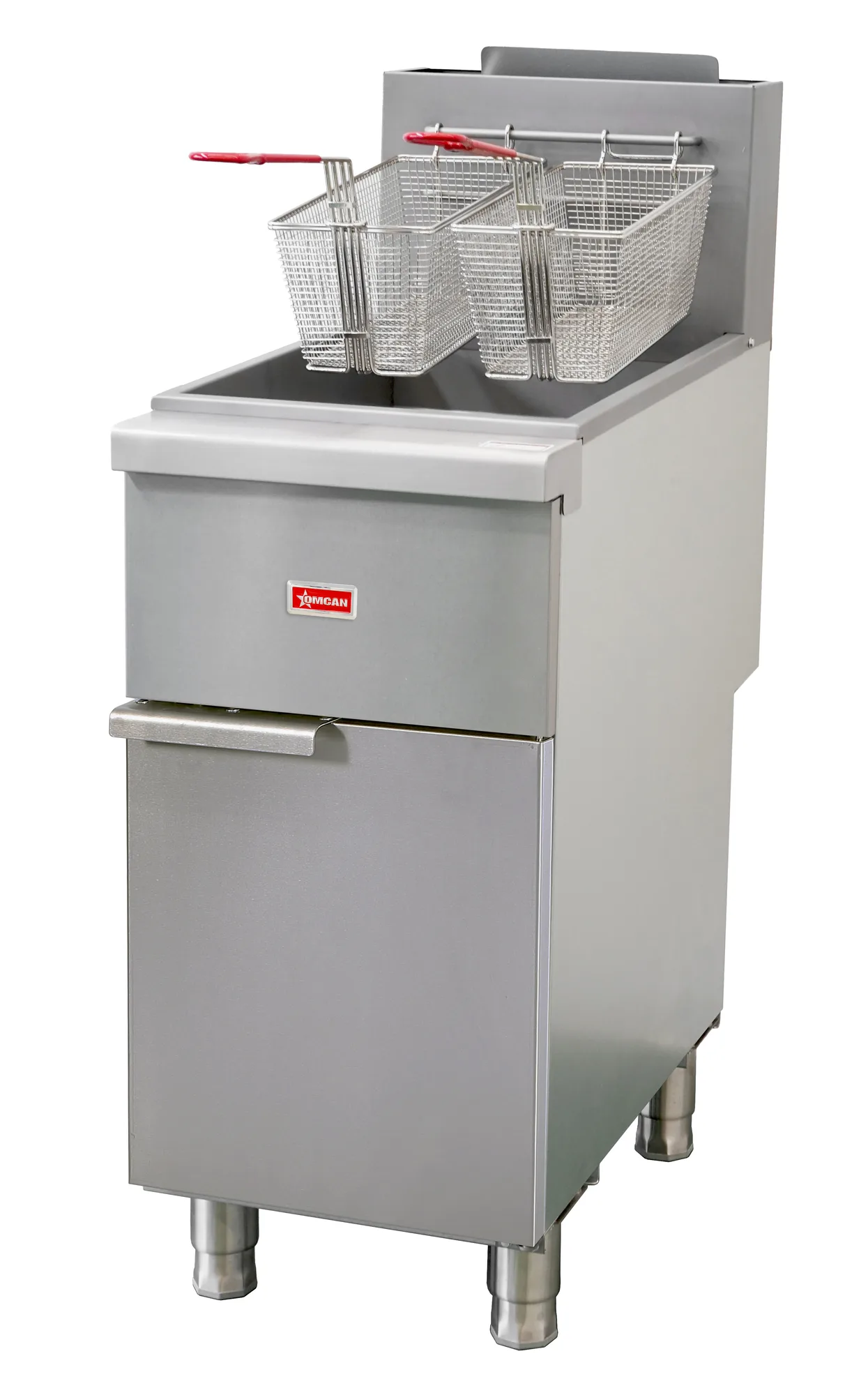 40-50 lb Tube-Fired Natural Gas Floor Fryer – 120,000 BTU
