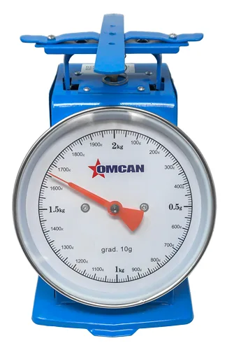 2 Kg. capacity Dial Spring Scale with Stainless Steel Plate