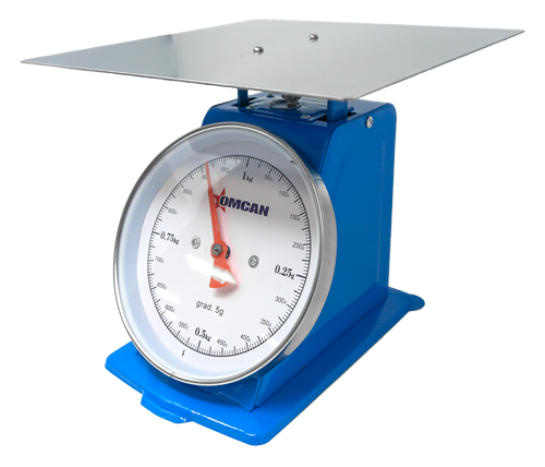 1 Kg. capacity Dial Spring Scale with Stainless Steel Plate