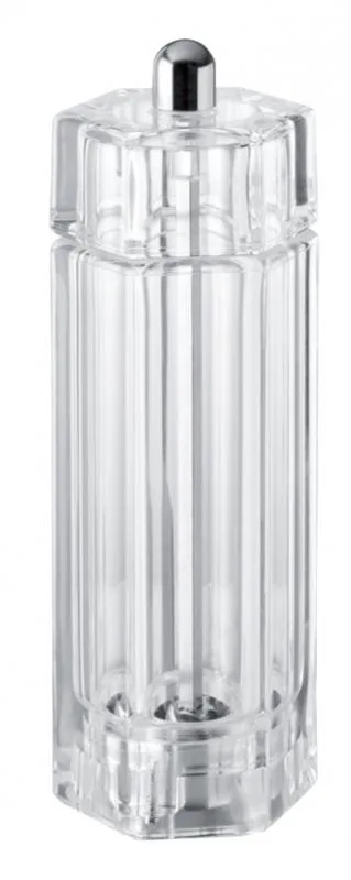 6" Diamond-shaped Pepper Mill Acrylic Resin