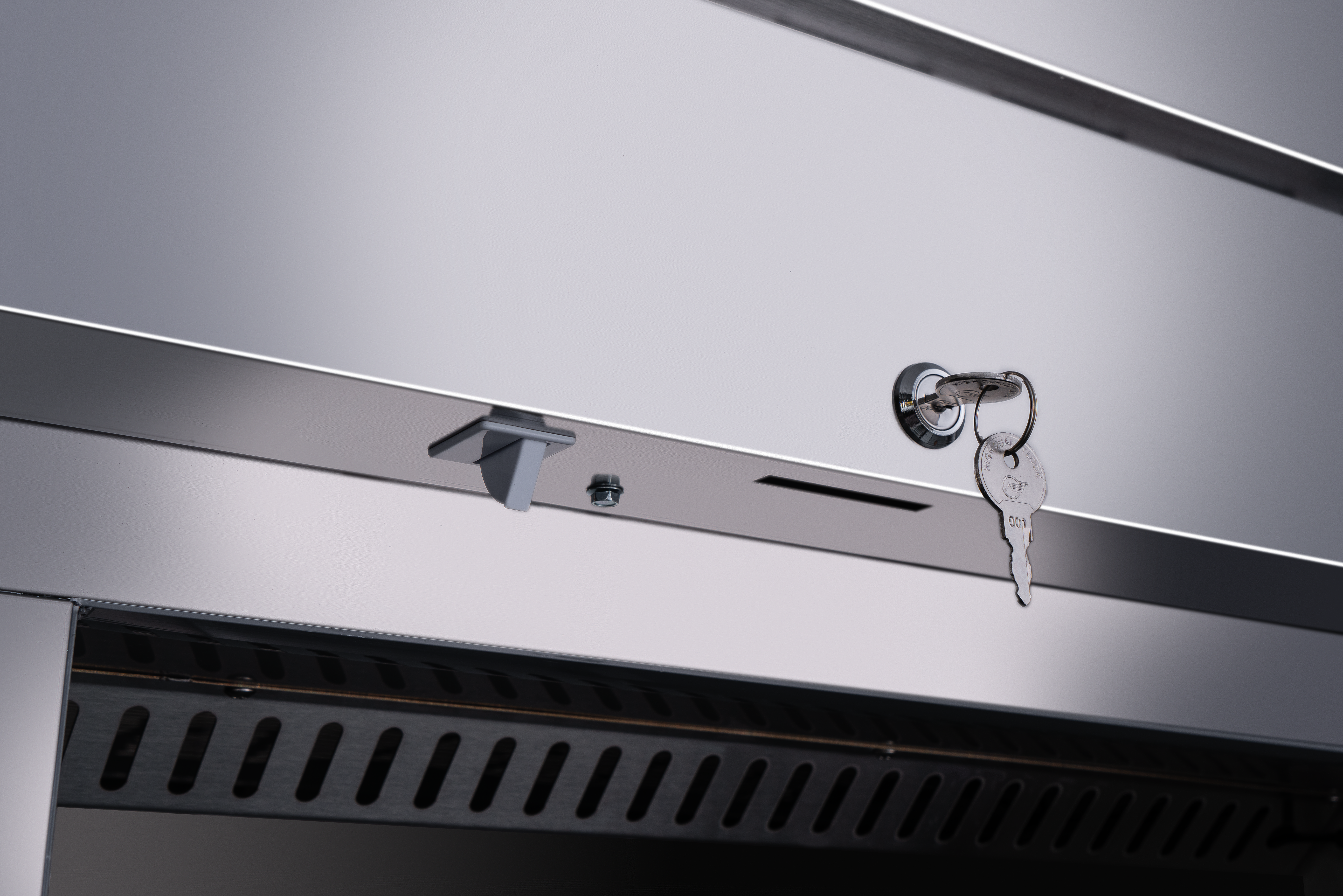 54″ Two (2) Door Top-Mounted Reach-in Refrigerator, 43.1 cu.ft. (1220 L), Stainless Steel