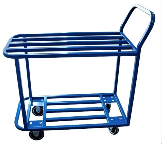 Powder Coated Blue All Welded Stocking Cart