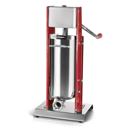 Trento Tre-Spade Vertical Two-Speed Gear-Driven Manual Sausage Stuffer with 15 lb. capacity