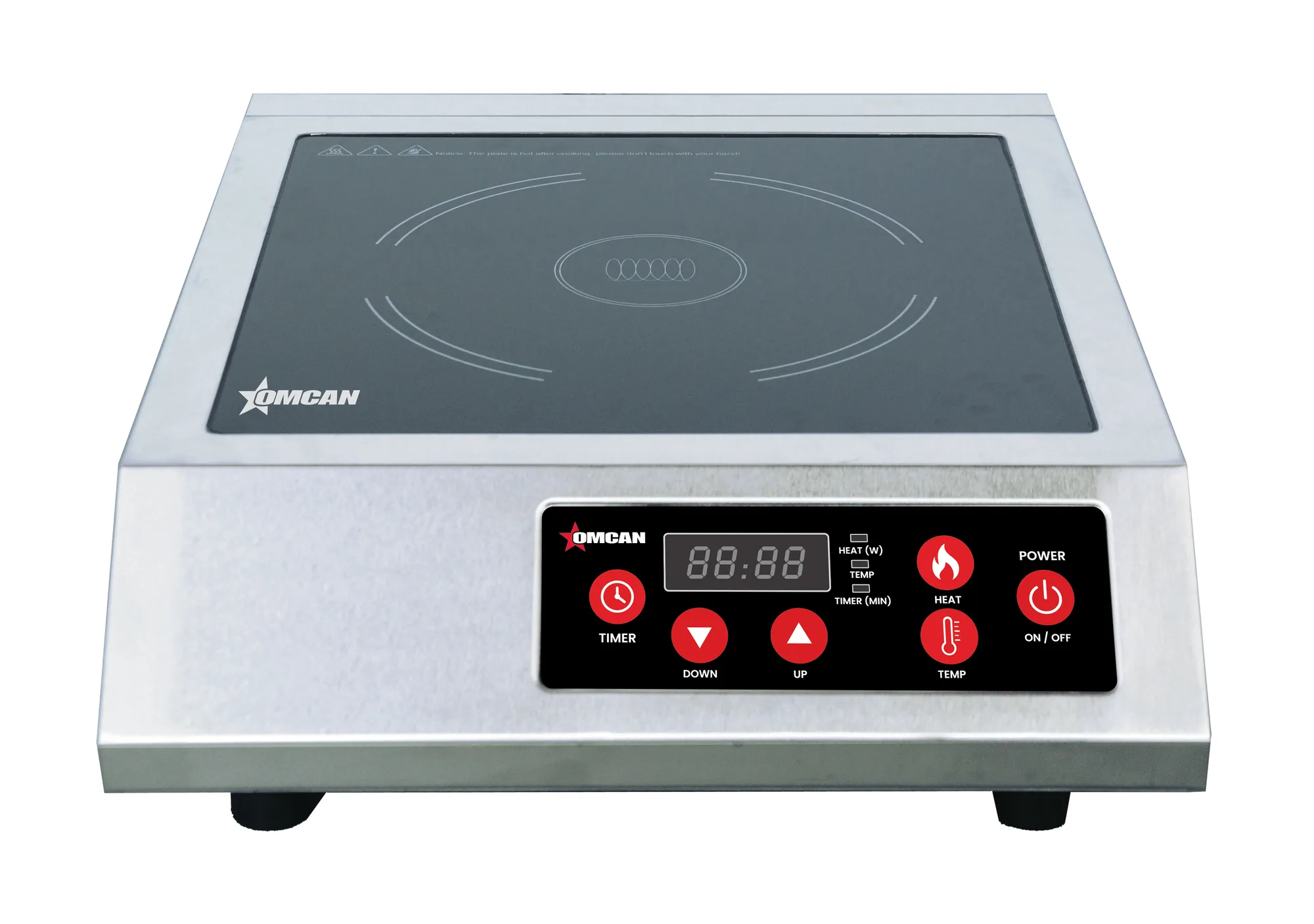 3.5 kW Stainless Steel Commercial Countertop Induction Cooker