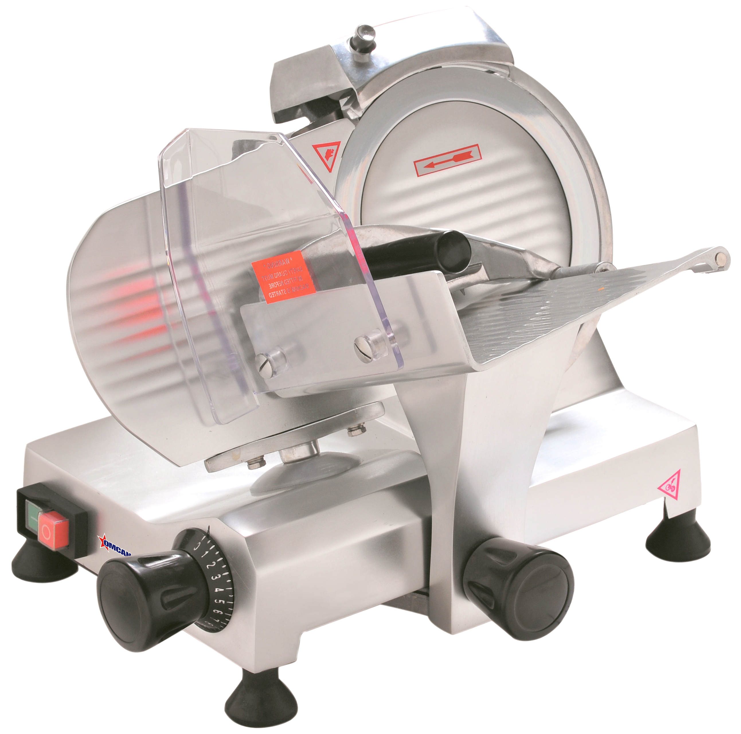 Omcan 9″ Belt-Driven Meat Slicer – 110 V, 0.16 HP