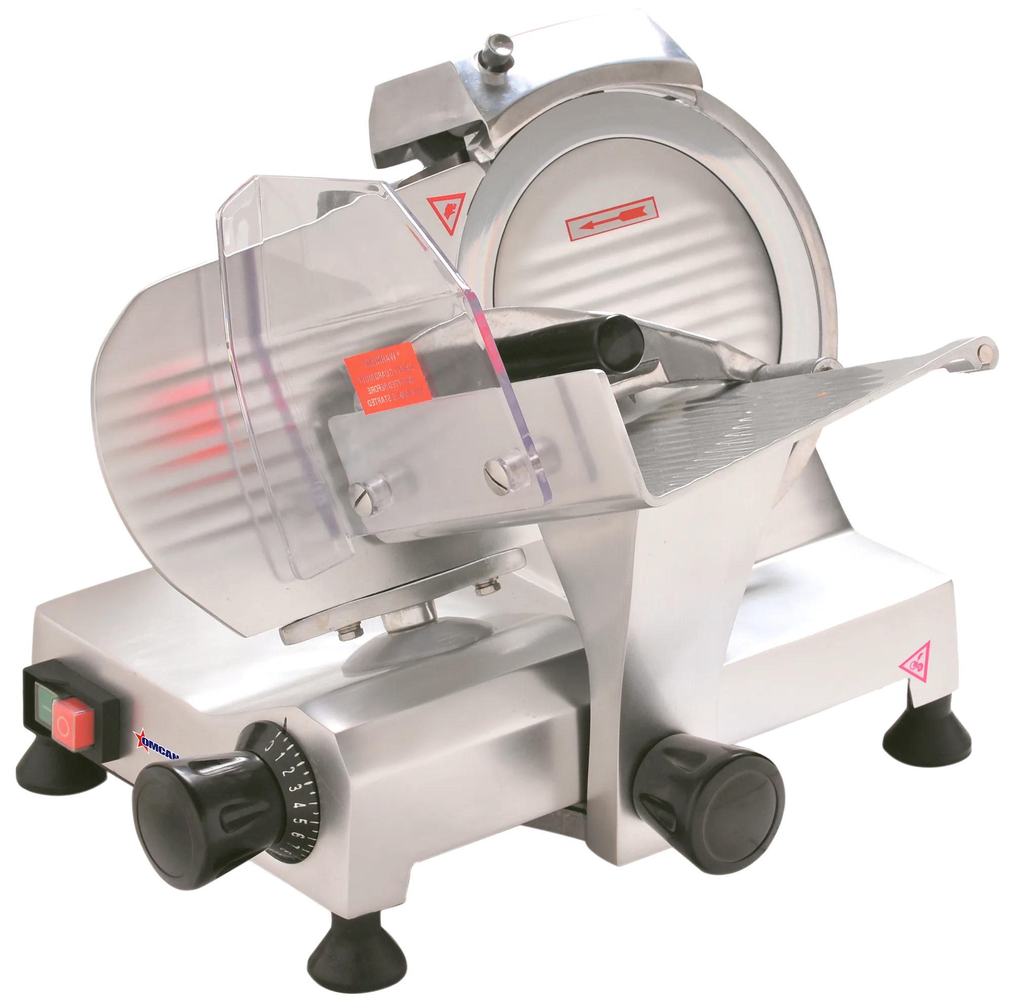 Omcan 9″ Belt-Driven Meat Slicer – 110 V, 0.16 HP