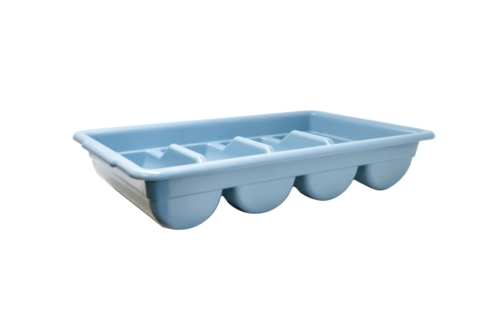 Four Compartment Gray Cutlery Holder