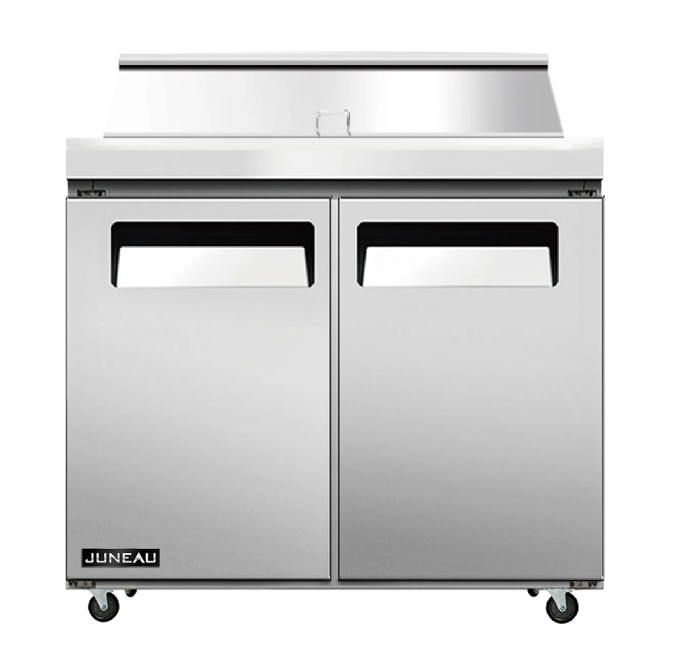 Juneau 36″ Two (2) Door Refrigerated Prep Table, 4.9 cu.ft (138 L), Stainless Steel