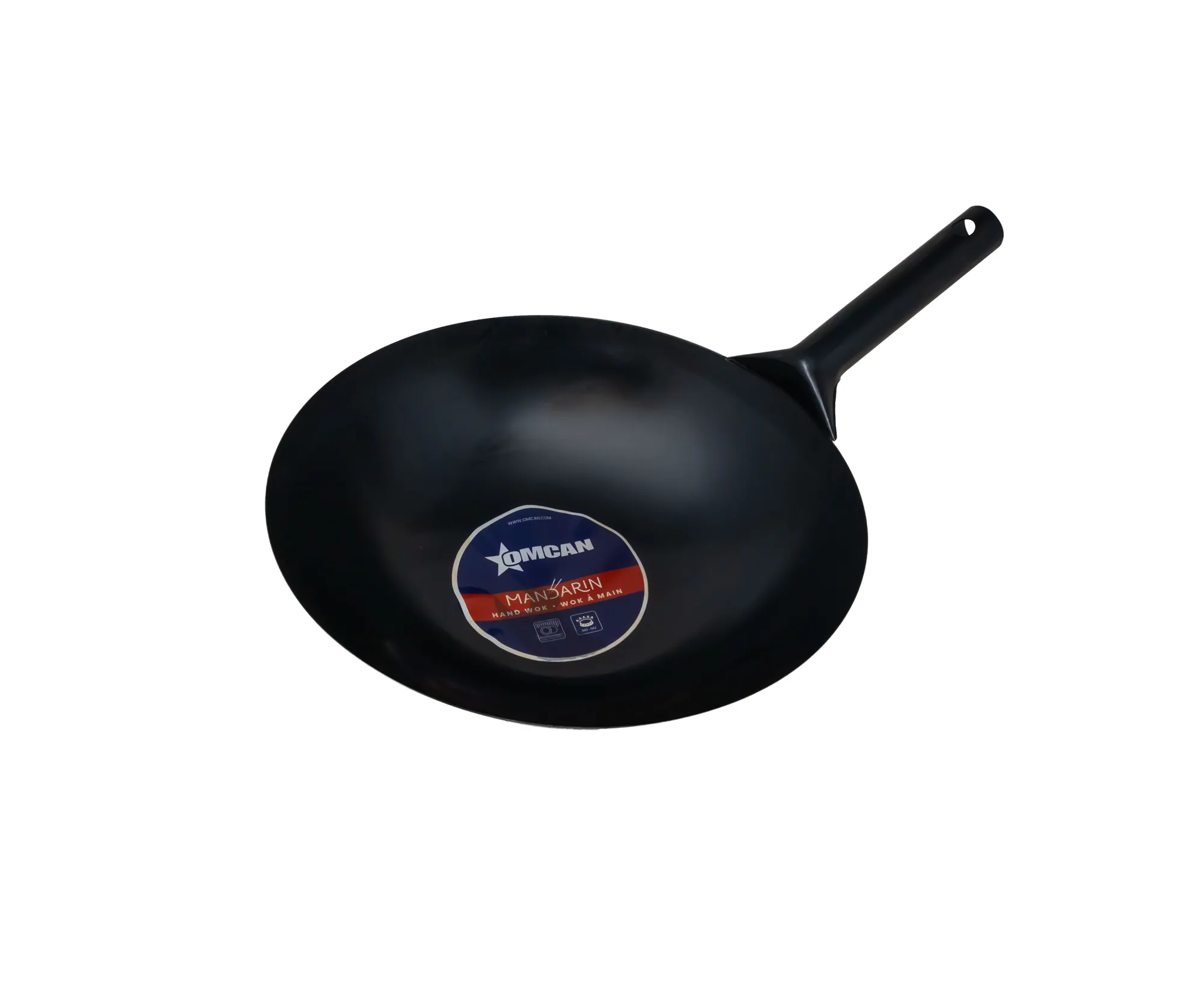 14″ Mandarin Wok Black Iron, Welded Joint