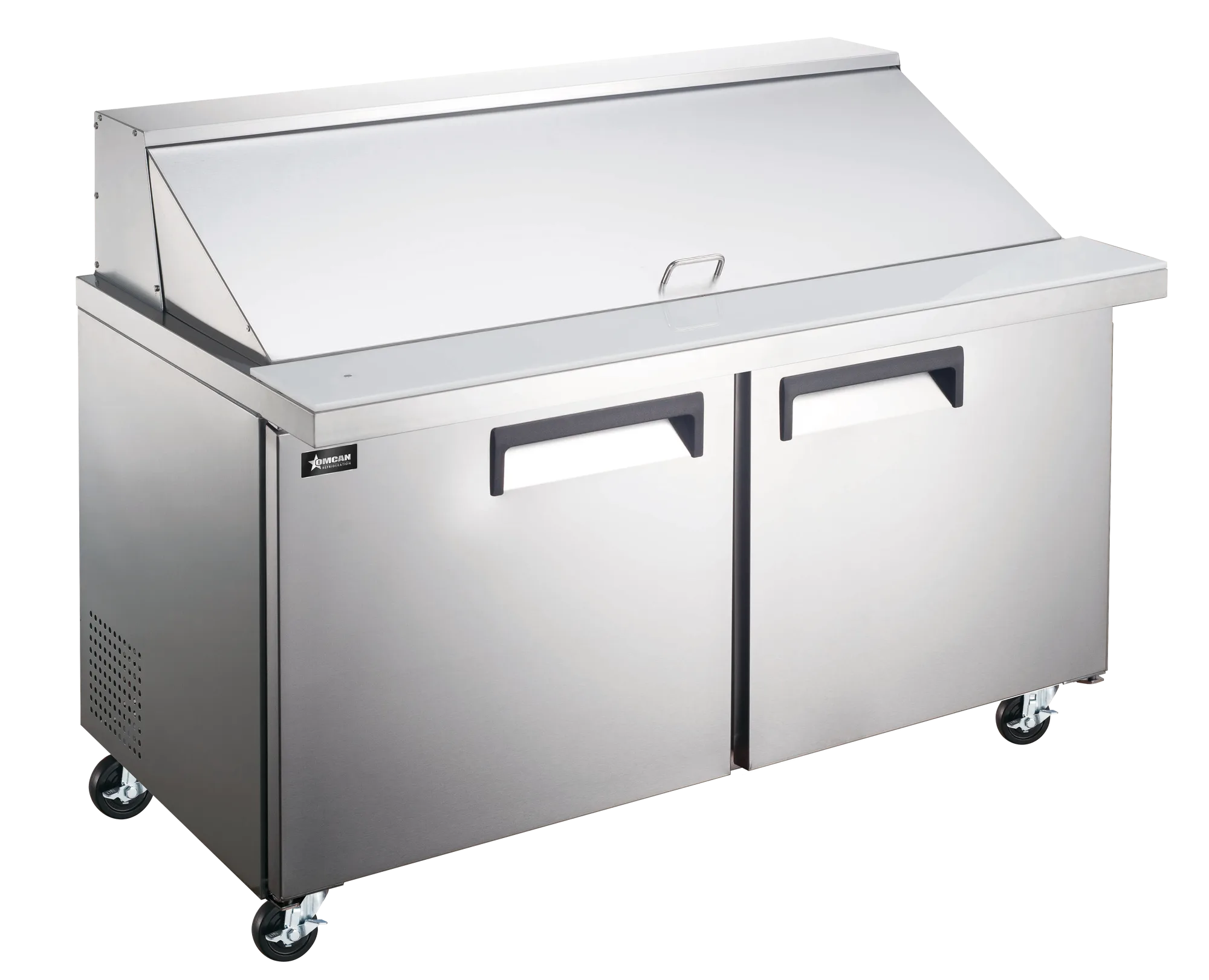 47″ Two (2) Door Mega Top Refrigerated Prep Table, 9.5 cu.ft. (269 L), Stainless Steel