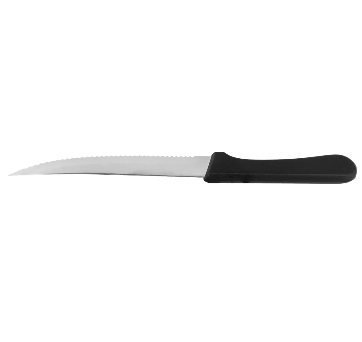 Steak Table Knife Pointy Tip, Narrow Blade with Plastic Handle