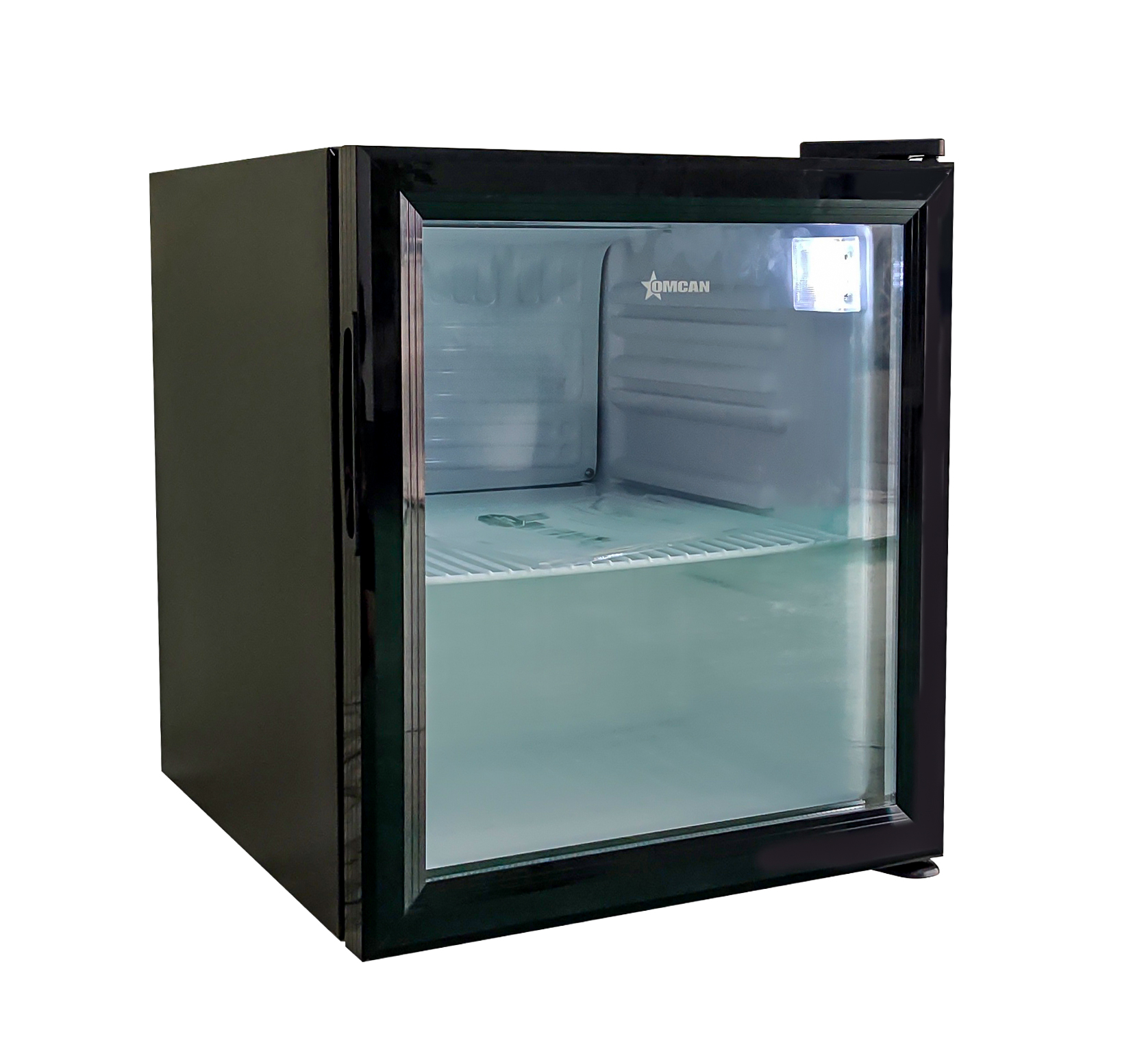 17″ One (1) Glass Door Countertop Display Refrigerator, 1.84 cu.ft. (52 L), Black