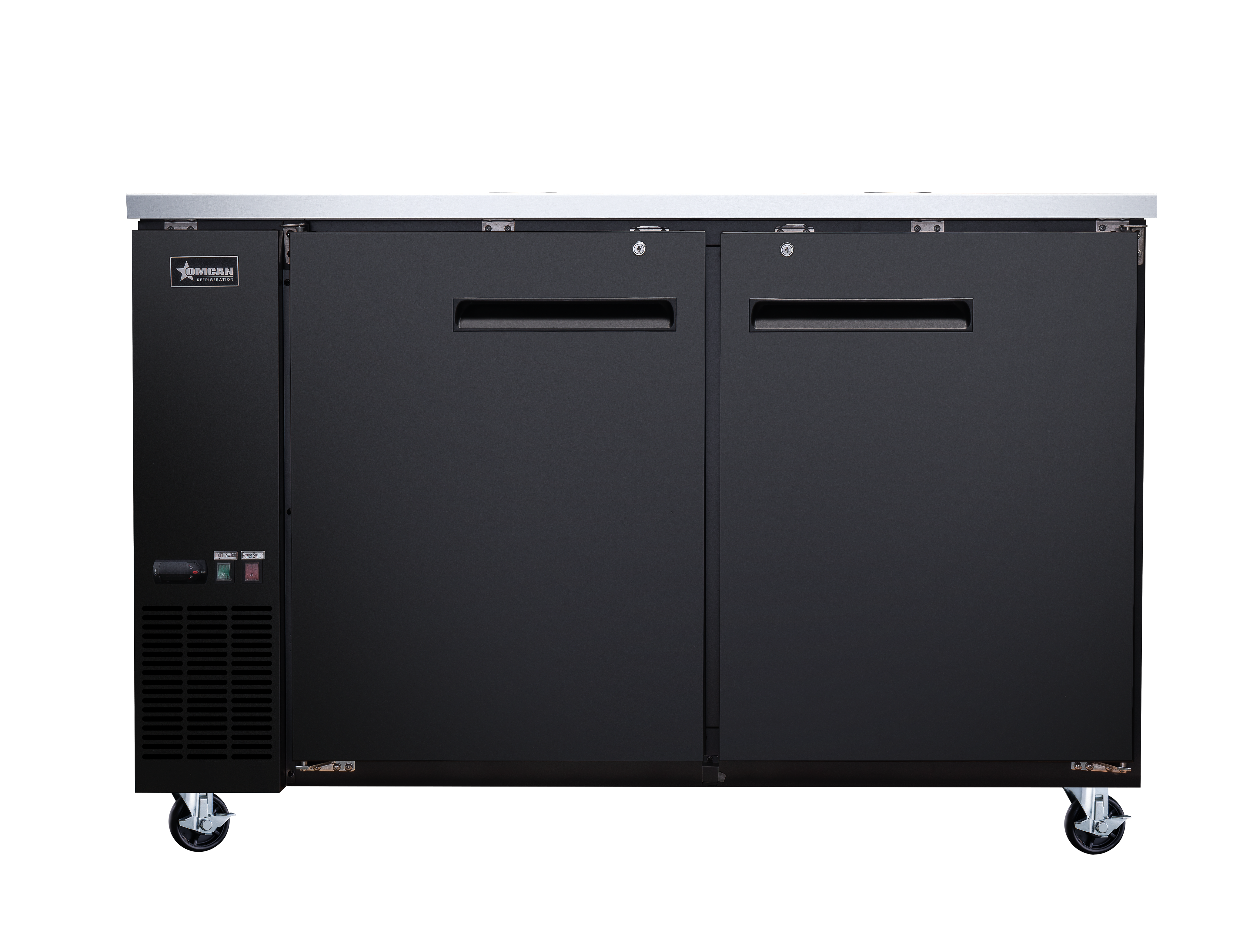 61" Solid 2-Door Bottle Cooler, 15.8 cu.ft. (446 L)