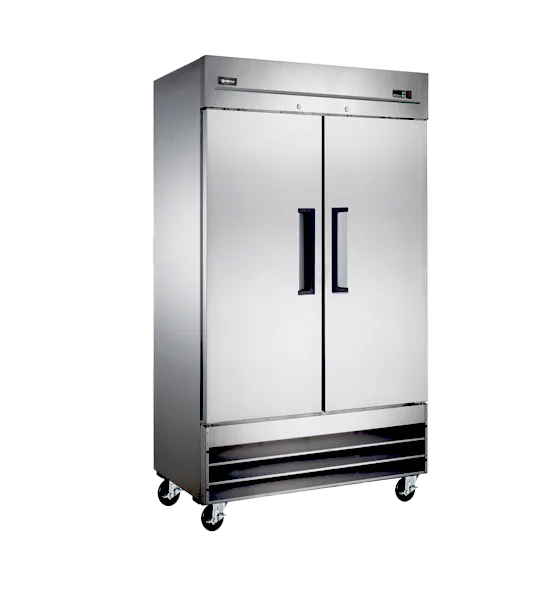 40” Two (2) Door Reach In Freezer, 26.5 cu.ft. (750 L), Stainless Steel