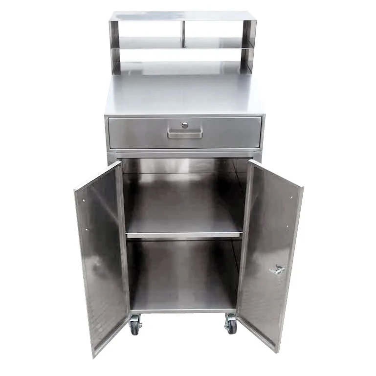 24" Stainless Steel Mobile Receiving Desk
