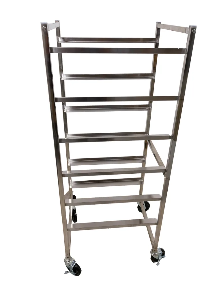 Stainless Steel Universal Rack with 6 Slides and 9″ Spacing