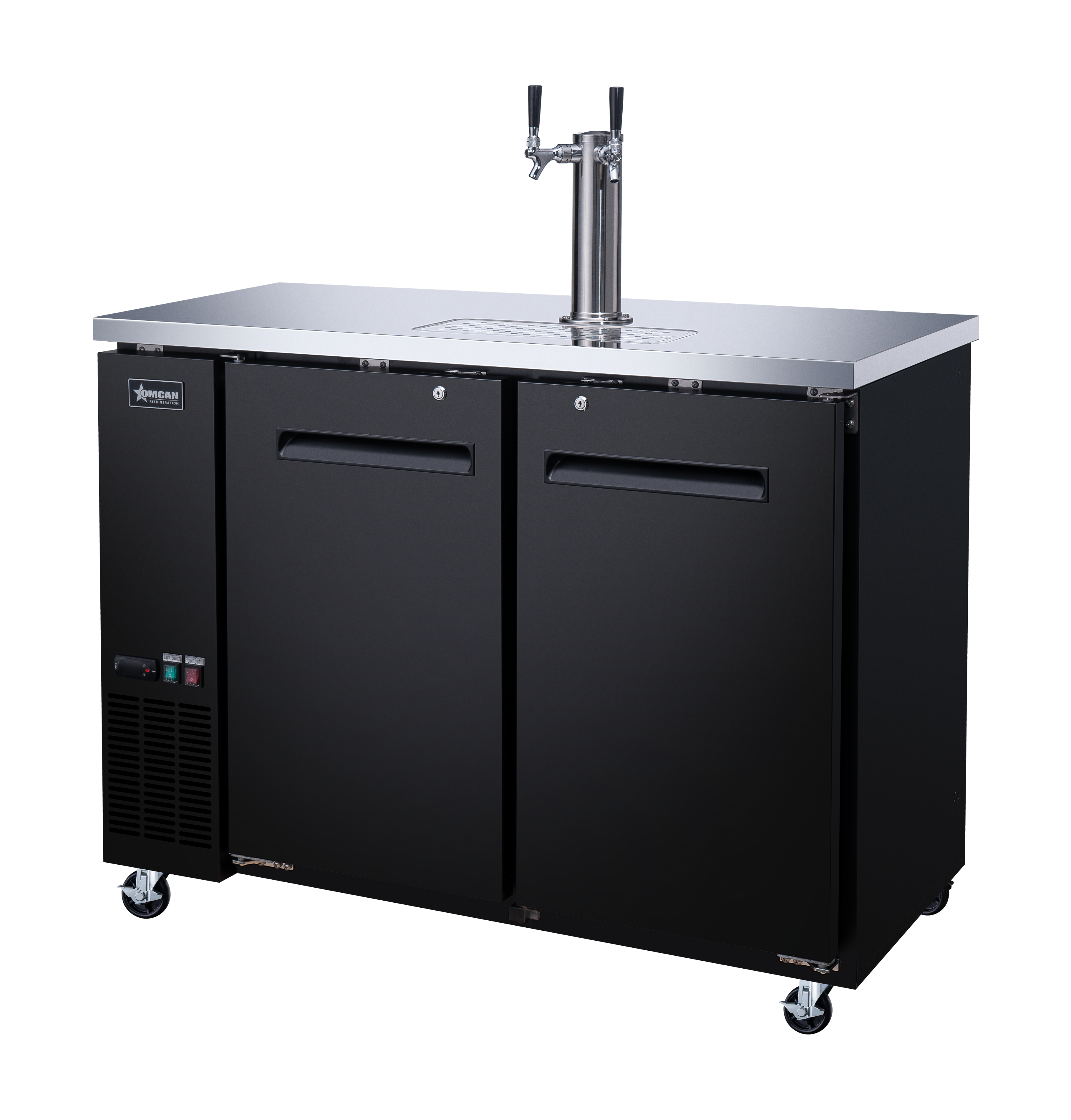 49″ Two (2) Door Kegerator / Beer Dispenser with 1 Tap, 11.8 cu.ft. (335 L)