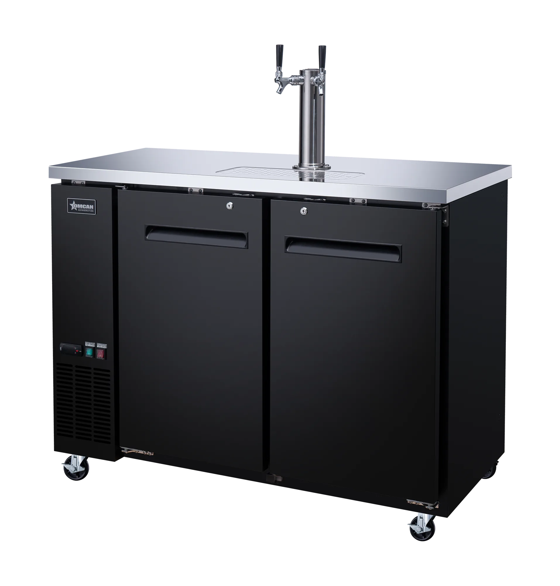 49″ Two (2) Door Kegerator / Beer Dispenser with 1 Tap, 11.8 cu.ft. (335 L)