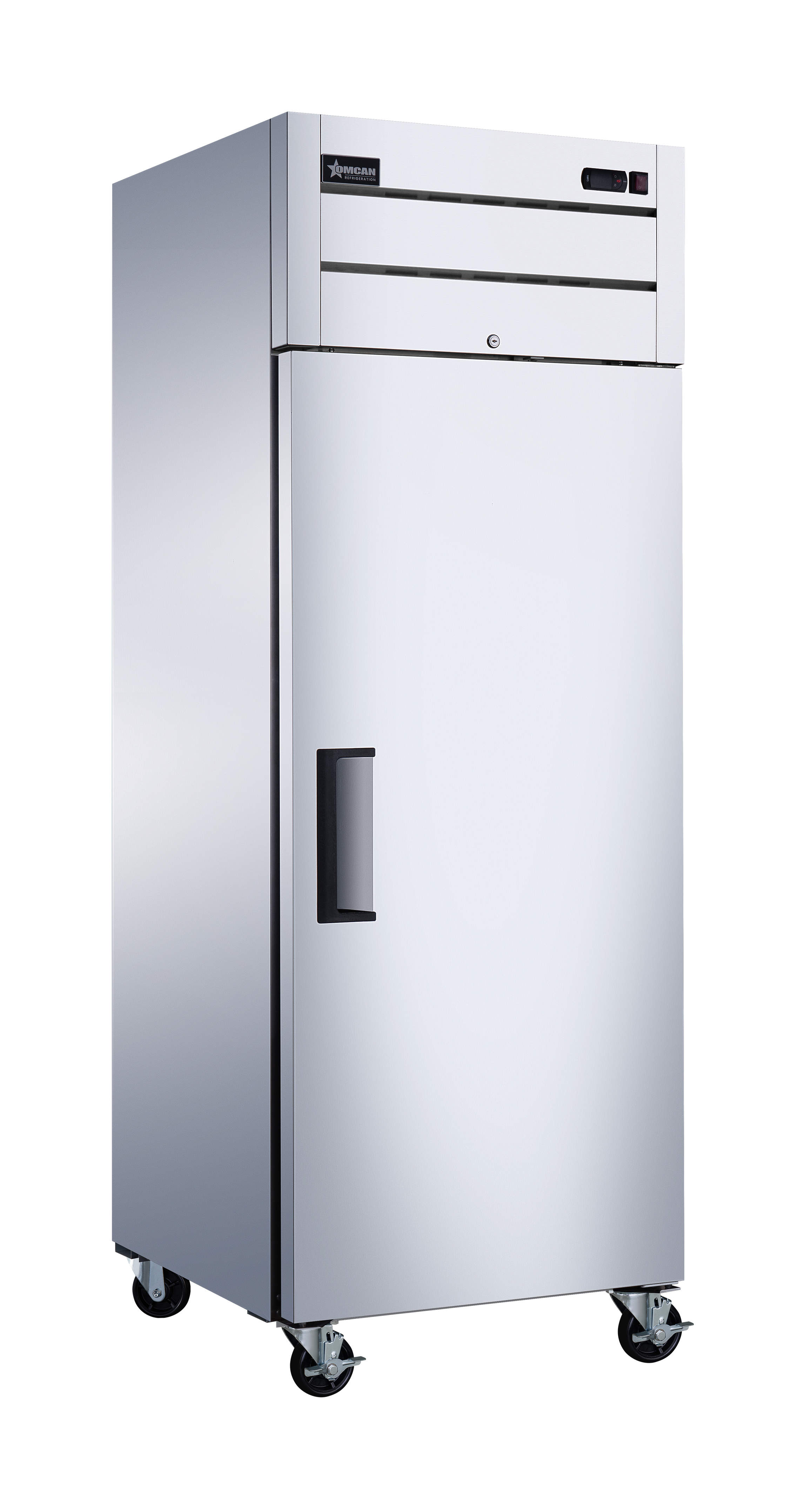 29″ One (1) Door Top Mounted Reach-in Refrigerator, 21.5 cu.ft. (609 L), Stainless Steel