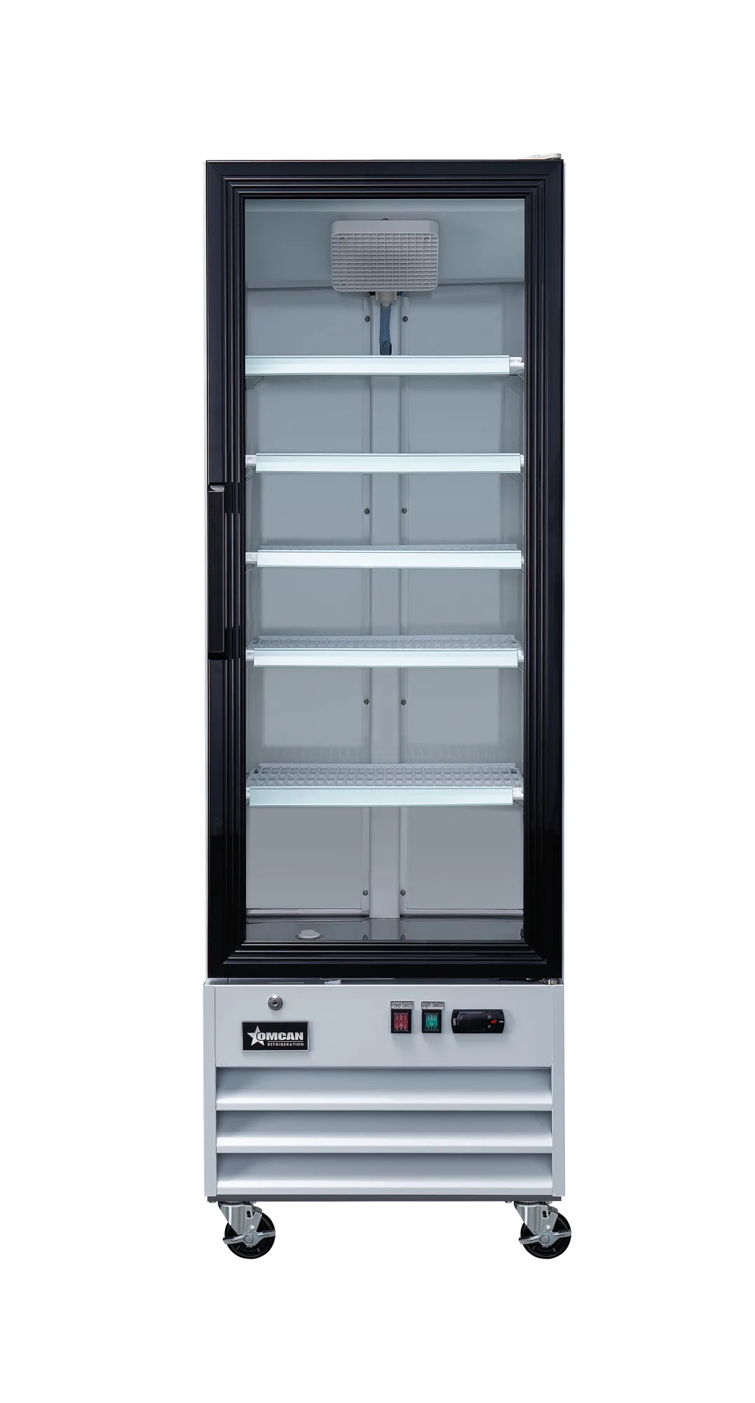 22″ One (1) Glass Door Display Refrigerator, 9.1 cu.ft. (257 L), White
