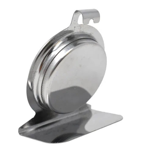 Refrigeration Thermometer with Hanging Hook and Built-in Standing Panel